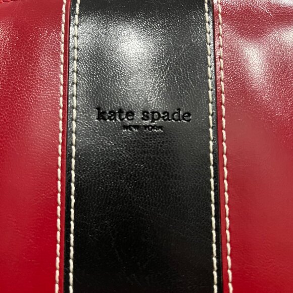 kate spade Red & Black Stripe Shoulder Bag - Picture 3 of 9